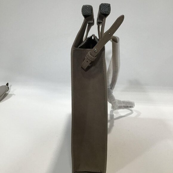 Vivo Convertible Crossbody Shagreen Clutch & Satchel Saddle Bag - Picture 7 of 13